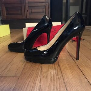 Black Patent Stilettos